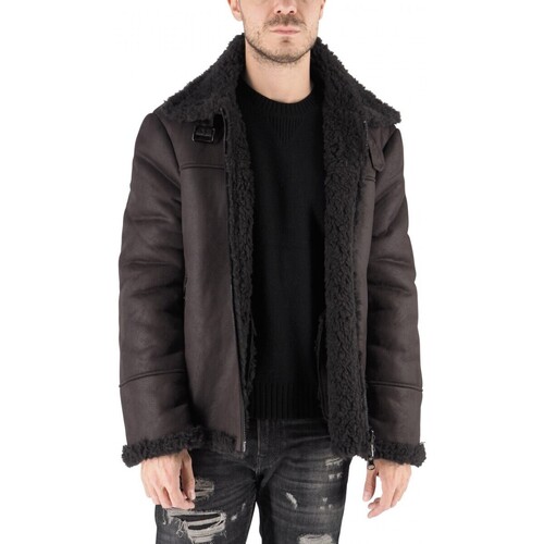 Vêtements Homme Blousons Bully Leather Sherpa vintage Noir