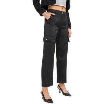 Vêtements Femme Pantalons Guess W3BB41 WDEE2-JBLK Noir