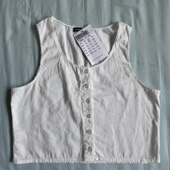 Vêtements Femme Décorations de noël Brandy Melville Haut blanc Blanc