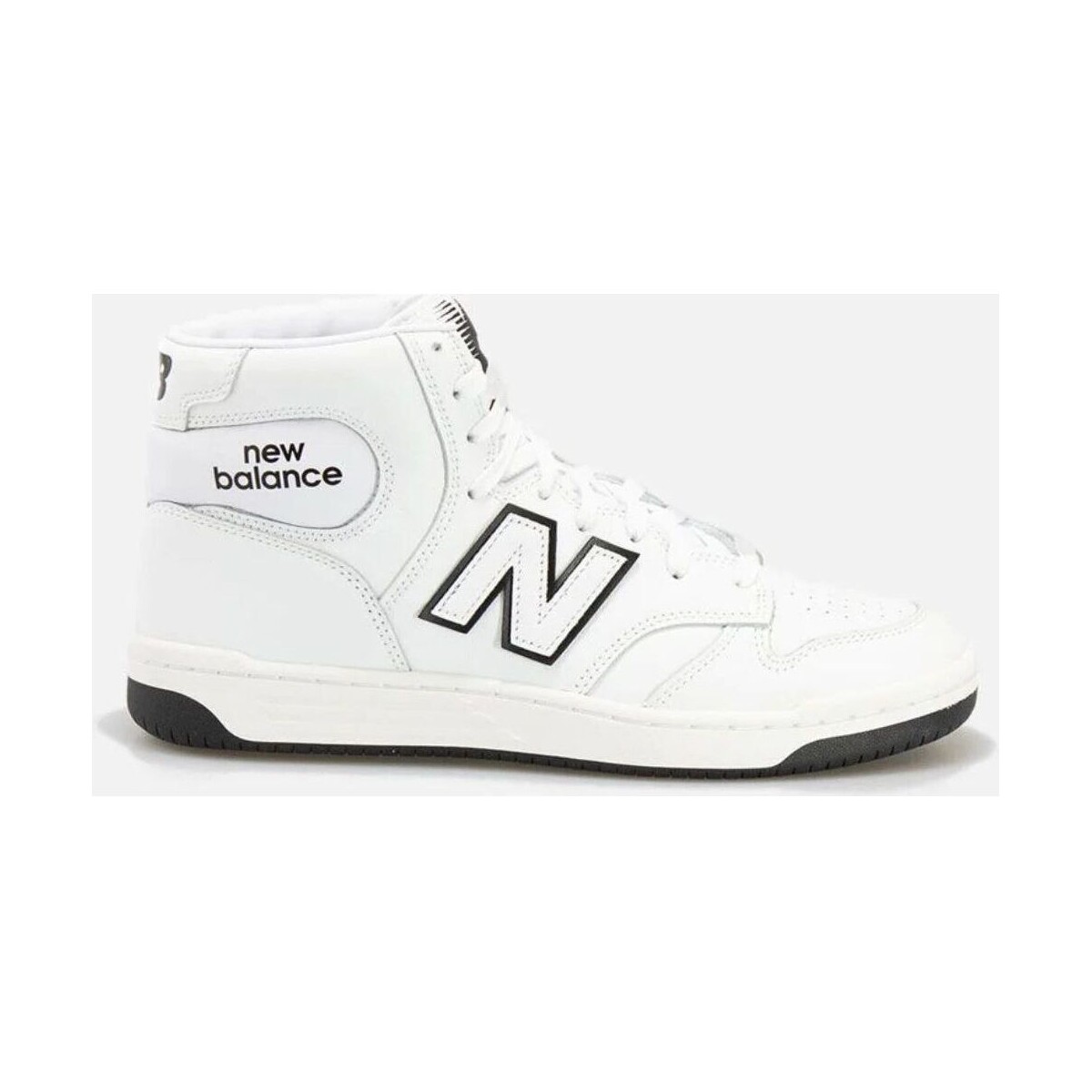 Chaussures Baskets mode New Balance BB480COA-WHITE/BLACK Blanc
