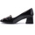 Chaussures Femme Bottes Divine Follie Mocassino Tacco Donna Nero A141 Noir
