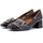 Chaussures Femme Sacs femme à moins de 70 Mocassino Tacco Donna Nero A141 Noir