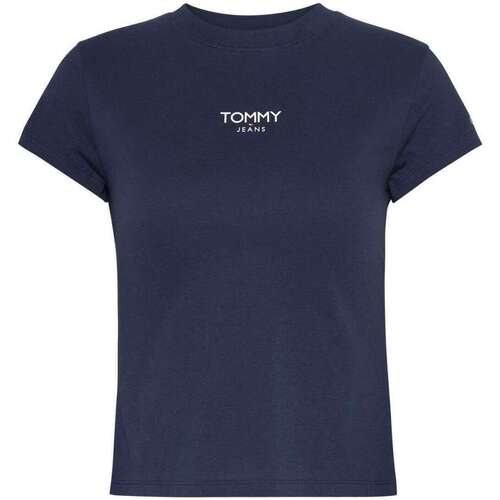 Vêtements Femme T-shirts manches courtes Tommy Jeans 152982VTAH23 Marine