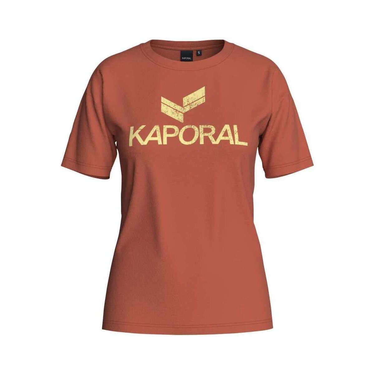 Vêtements Femme T-shirts manches courtes Kaporal 154943VTAH23 Orange
