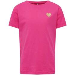 Vêtements Fille T-shirts manches courtes Only 155996VTAH23 Rose