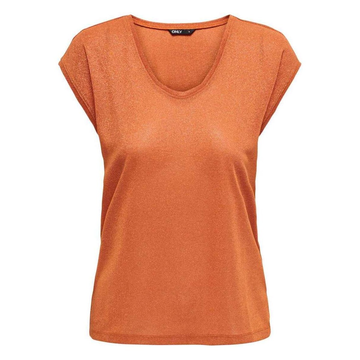 Vêtements Femme T-shirts manches courtes Only 156099VTAH23 Orange