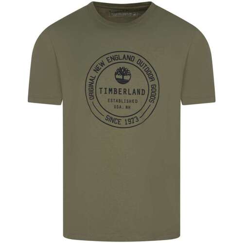 Vêtements Homme T-shirts manches courtes Timberland Strap 156777VTAH23 Kaki