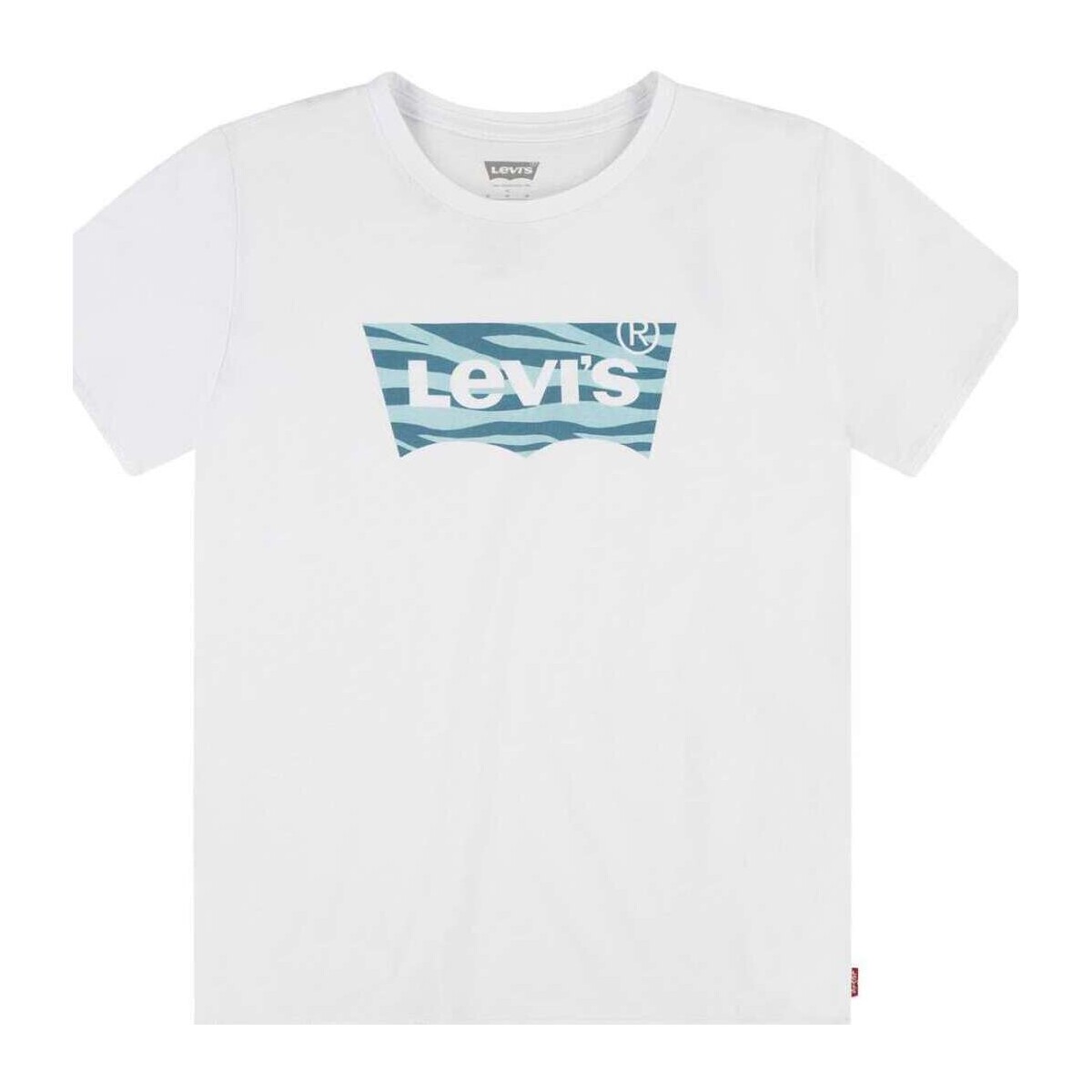 Vêtements Fille T-shirts manches courtes Levi's 155244VTAH23 Blanc