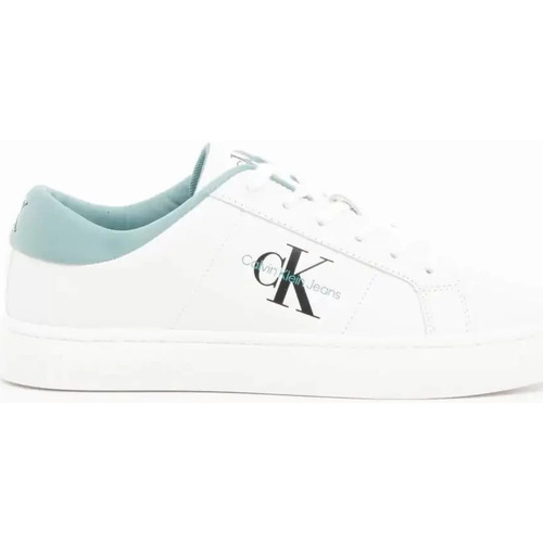 Chaussures Homme Baskets Sleeve Calvin Klein Jeans Authentic Blanc