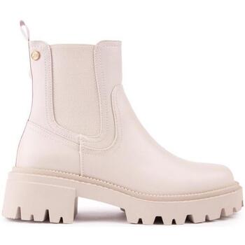 Chaussures Femme Bottines Xti Cleated Bottes Chelsea Beige