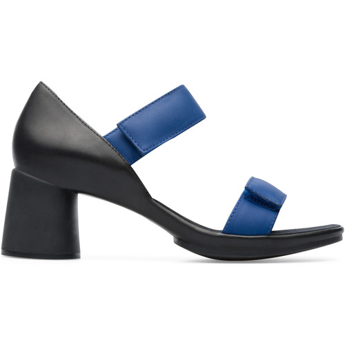 Chaussures Femme Gagnez 10 euros Camper Sandales élastiques à talons cuir Upright Sandal Bleu