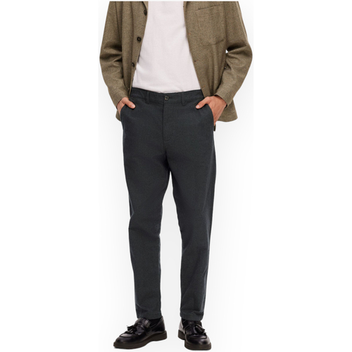 Vêtements Homme Pantalons Selected 16090141 DARKGREY Gris