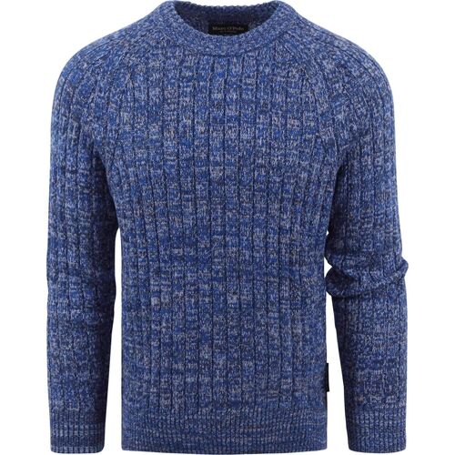 Vêtements Homme Sweats Marc O'Polo Barena Sweater Melange Bleu Bleu