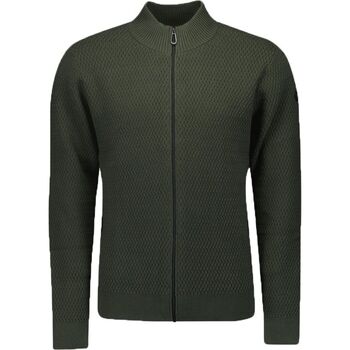 Vêtements Homme Sweats No Excess Cardigan Jacquard Vert Foncé Vert