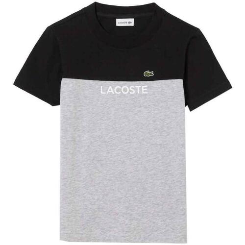 Lacoste Gris - Vêtements T-shirts & Polos Enfant 45,00 €
