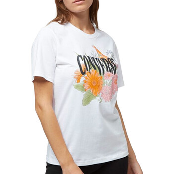 Vêtements Femme T-shirts top manches courtes Converse 10023730-A01 Blanc