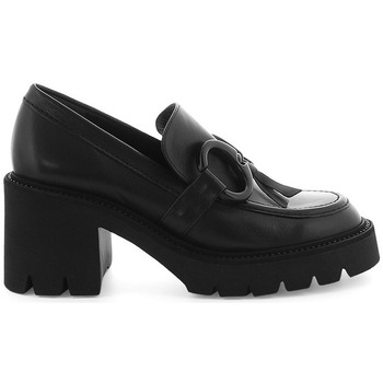 Chaussures Femme Mocassins Tables de cheveter GLOSSY Noir
