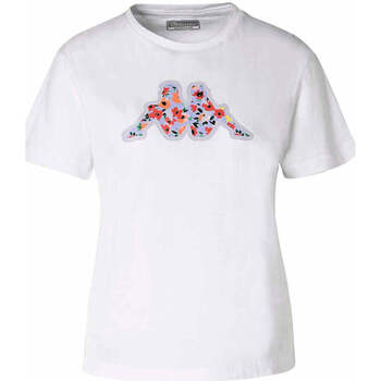 Vêtements Femme T-shirts manches courtes Kappa T-shirt Emilia Blanc