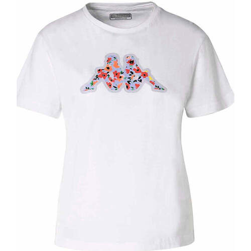 Vêtements Femme Legging Ebonnie Sportswear Kappa T-shirt Emilia Blanc