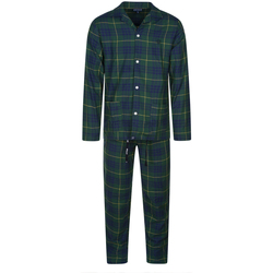 Vêtements Homme Pyjamas / Chemises de nuit Arthur Pyjama long coton tartan Vert