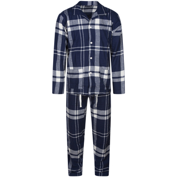 Vêtements Homme Pyjamas / Chemises de nuit Arthur Pyjama long coton tartan Marine