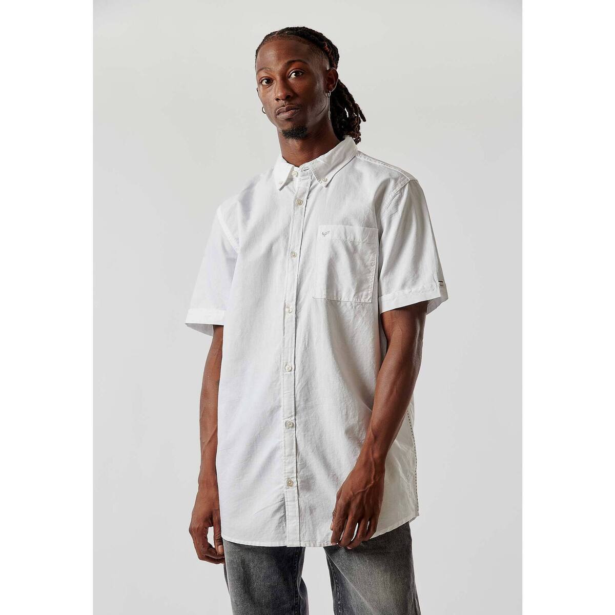 Vêtements Homme Chemises manches longues Kaporal TOMAK Blanc