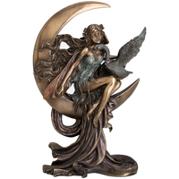 Maison & Déco Statuettes et figurines Signes Grimalt Figure Fairy Moon Doré