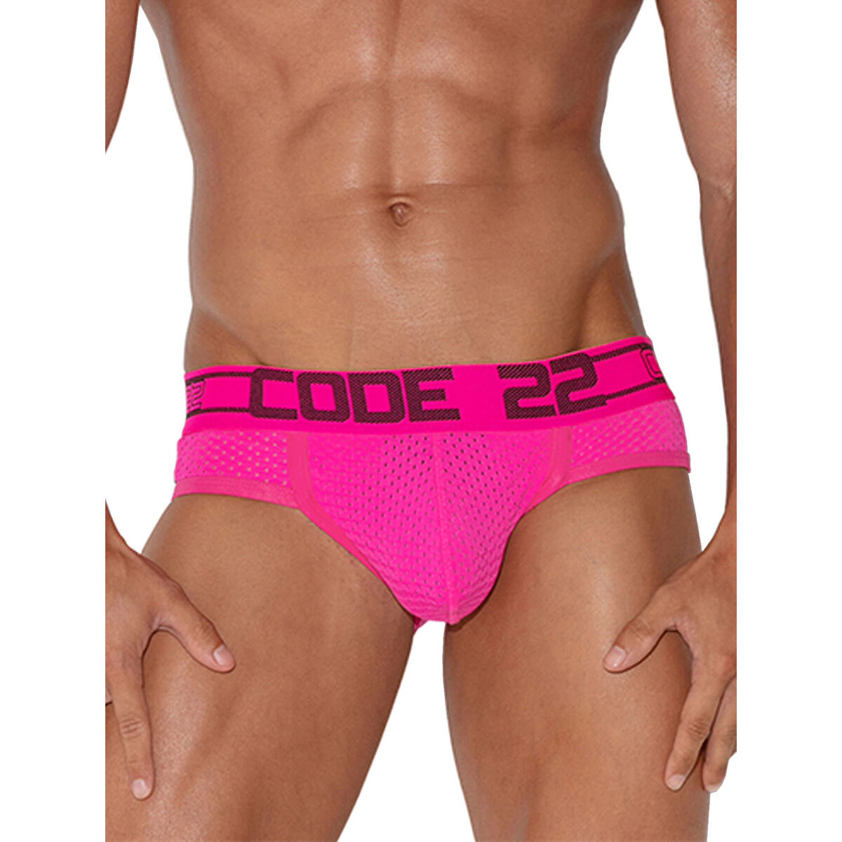 Sous-vêtements Homme Slips Code 22 Slip push-up Motion Code22 Rose