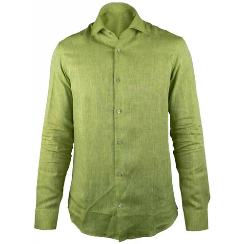 Vêtements Homme Chemises manches longues Moorer Chemise Vert