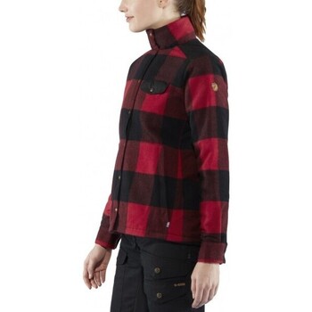 Fjallraven Fjällräven - Canada wool padded jacket femme Rouge