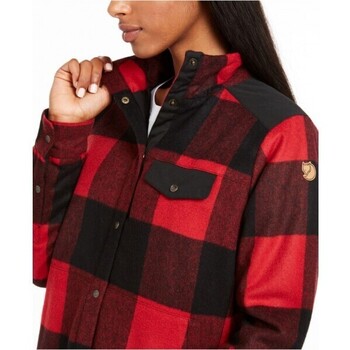 Fjallraven Fjällräven - Canada wool padded jacket femme Rouge