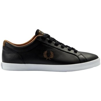 Fred Perry BASELINE LEATHER B4330 Noir