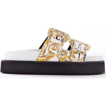 Chaussures Femme Sneakers Chain Reaction Versace Arizona Logo Couture Blanc