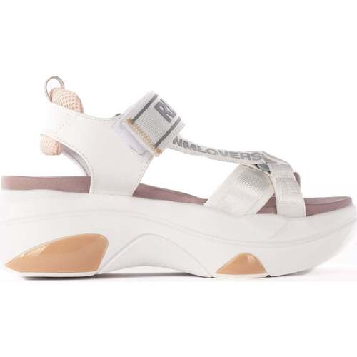 Chaussures Femme Sandales et Nu-pieds Replay Tempura Web Blanc