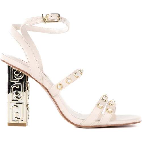 Chaussures Femme Escarpins Liu Jo Heeled Sandals And Jewel Beads Beige