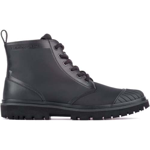 Chaussures Homme Bottes ville oliva Calvin Klein Jeans Eva Laceup Boot Mid Ny Noir