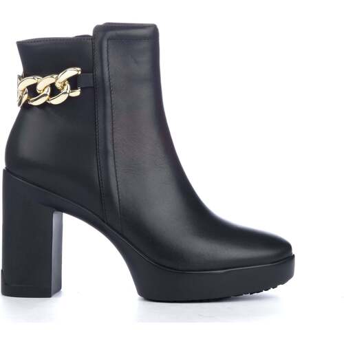 Chaussures Femme Bottes ville Liu Jo Now 37 - Ankle Boot Calf Noir