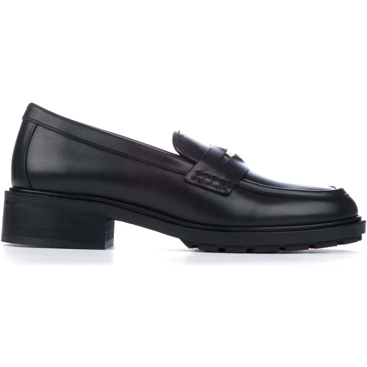 Chaussures Femme Mocassins Tommy Hilfiger Th Iconic Loafer Noir