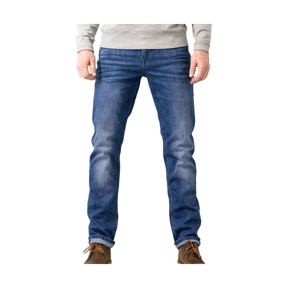 Vêtements Homme Jeans droit Petrol Industries SEAHAM-TRACK Bleu