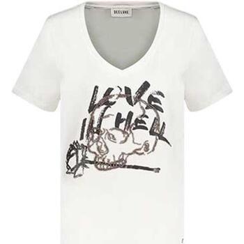 Vêtements Femme T-shirts manches courtes Deeluxe Hellas ts w Blanc