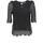 Vêtements Femme T-shirts manches courtes La Petite Etoile Loriny noir top Noir