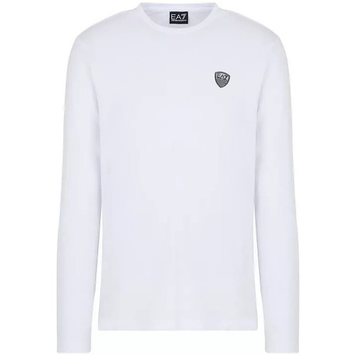 Vêtements Homme T-shirts & Polos Emporio Armani logo top-handle tote Goldni T-shirt à manches longues pour homme EA7 8NPT17 P Blanc Blanc