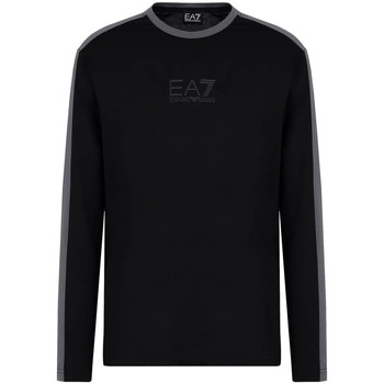 Vêtements Homme T-shirts & Polos Ea7 Emporio Armani T-shirt a maniche lunghe EA7 6RPT16 PJ02Z Uomo Nero e Blu scuro Noir