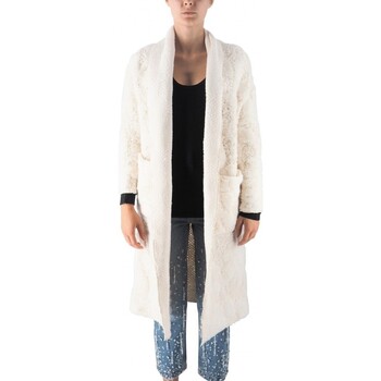 Vêtements Femme Vestes Flear Manteau tricot ouvert Blanc