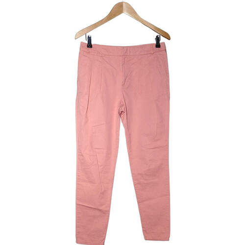 Zara pantalon slim femme 36 - T1 - S Rose Rose - Vêtements Pantalons Femme  9,00 €