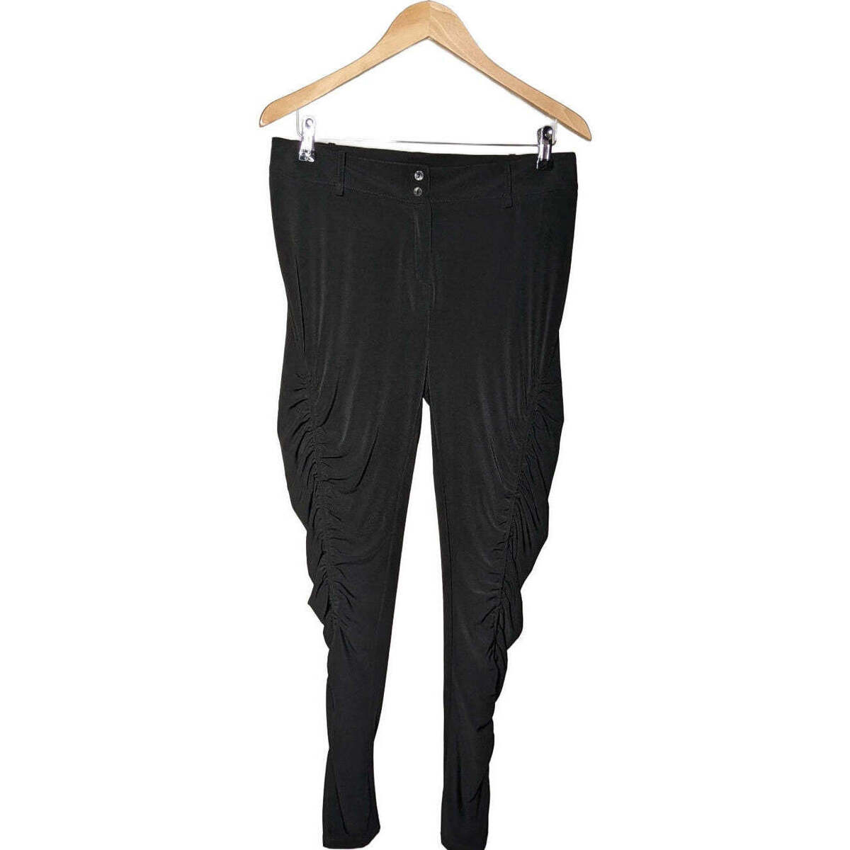 Vêtements Femme Pantalons Deca pantalon slim femme  40 - T3 - L Noir Noir