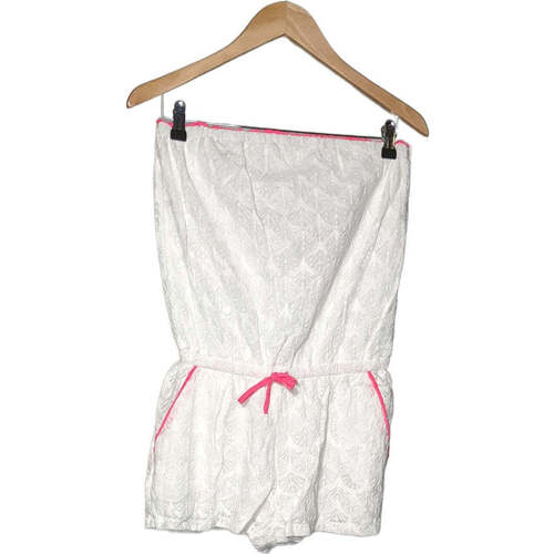 Vêtements Femme Combinaisons / Salopettes Naf Naf combi-short  36 - T1 - S Blanc Blanc