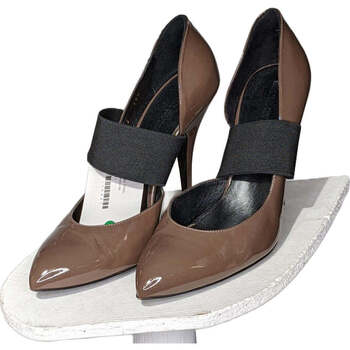 chaussures escarpins sonia rykiel  paire d'escarpins  38.5 marron 