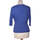 Vêtements Femme Gilets / Cardigans Princesse Tam Tam 38 - T2 - M Bleu
