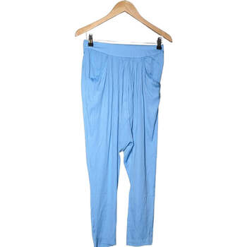 Zara pantalon slim femme  34 - T0 - XS Bleu Bleu